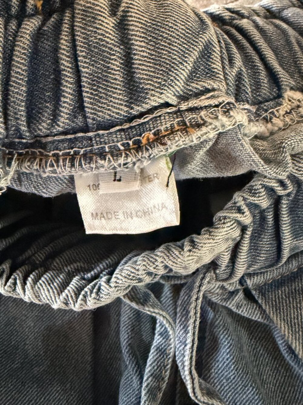 Women's Wide Leg Baggy Jeans - Picture 9 of 10